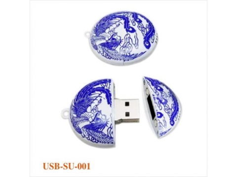USB Sứ 001 - Sản xuất và in logo theo yêu cầu