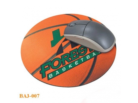 Lót chuột in hình 07 - Hình tròn, bóng rổ