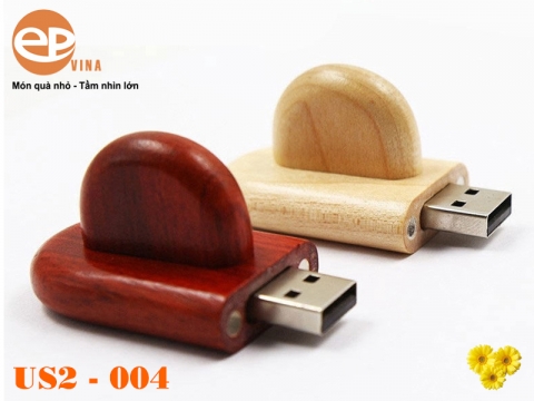 USB-VG-04 - sản xuất USB gỗ làm quà tặng khách hàng tại EPVINA