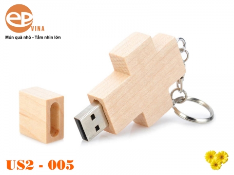 USB-VG-05 - Sản xuất USB gỗ theo yêu cầu giá rẻ nhất