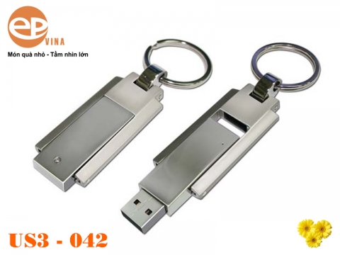 USB kim loại Kiểu nắp xoay 360 độ - Sản xuất USB kim loại theo yêu cầu