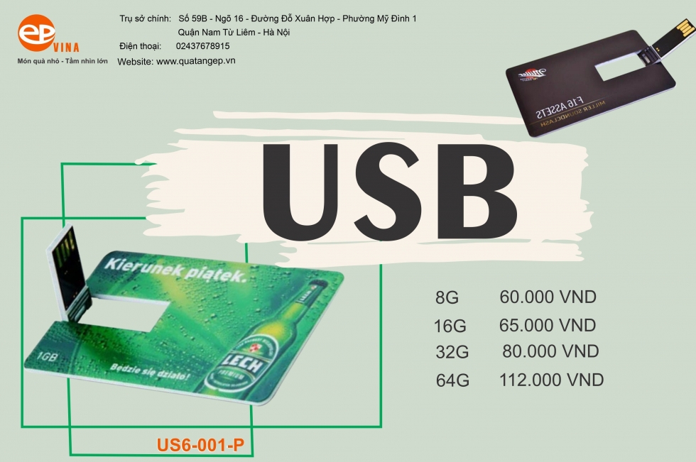 Quà tặng USB thẻ mang lại nhiều lợi ích thiết thực